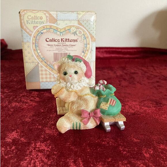 Calico Kitten "Here Comes Santa Claws" | 1999 | No. 542563 - Picture 1 of 4
